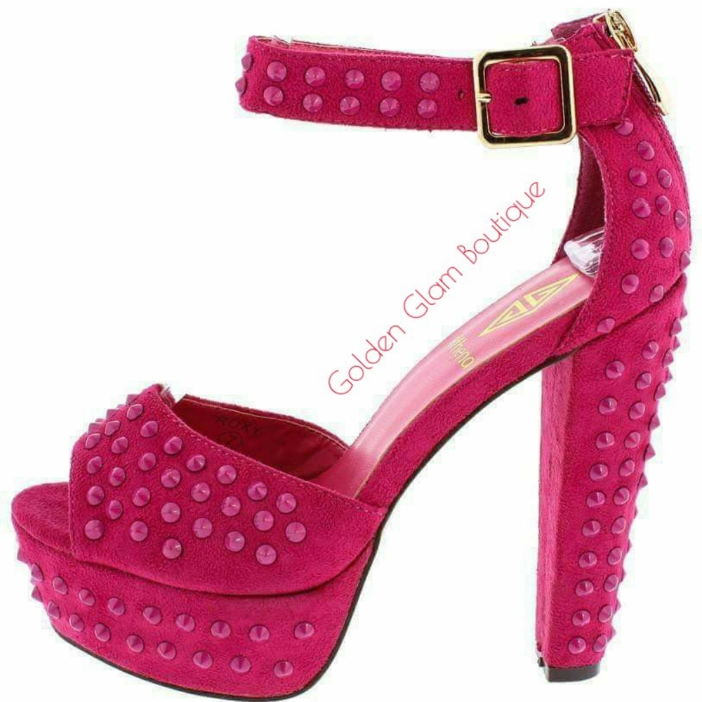 Studded heels